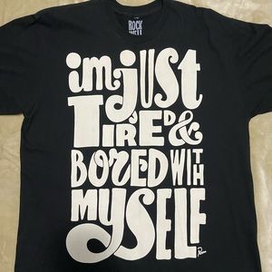 Black StreetWear T Shirt by RockWell